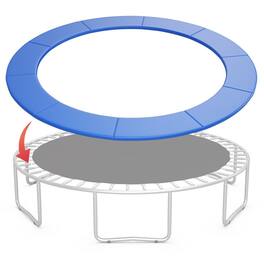Gymax - 12FT Trampoline Replacement Safety Pad Bounce Frame Waterproof Spring Cover - Blue