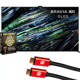 Sony - 77" BRAVIA XR A95L Series QD-OLED 4K HDR Smart TV (2023) with 50 Month Extended Potection Plan Bundle