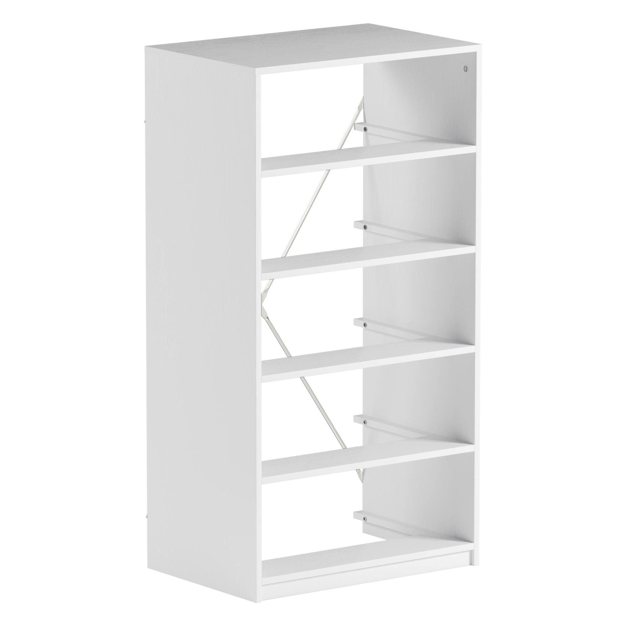 Alt View 7. GOODSILO - Modern 5-Drawer Fabric Dresser with Wooden Top for Bedroom, Living Room, or Office Storage - White.