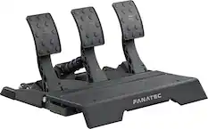 Front. Fanatec - CSL Elite Sim Racing Pedals V2 – Load Cell Brake (90kg) – PC (PS5, PS4 & Xbox via Wheel Base).