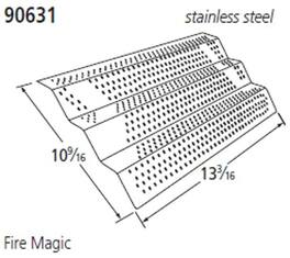 Music City Metals - MCM939063110 heat plate ss 13.1875 x 10.5625 Am Ou grates heat plates and angles