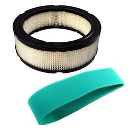 HQRP - Air Filter Cartridge and Foam Pre-Filter for John Deere GT235 LT166 LT170 LX288 SST16 SST18