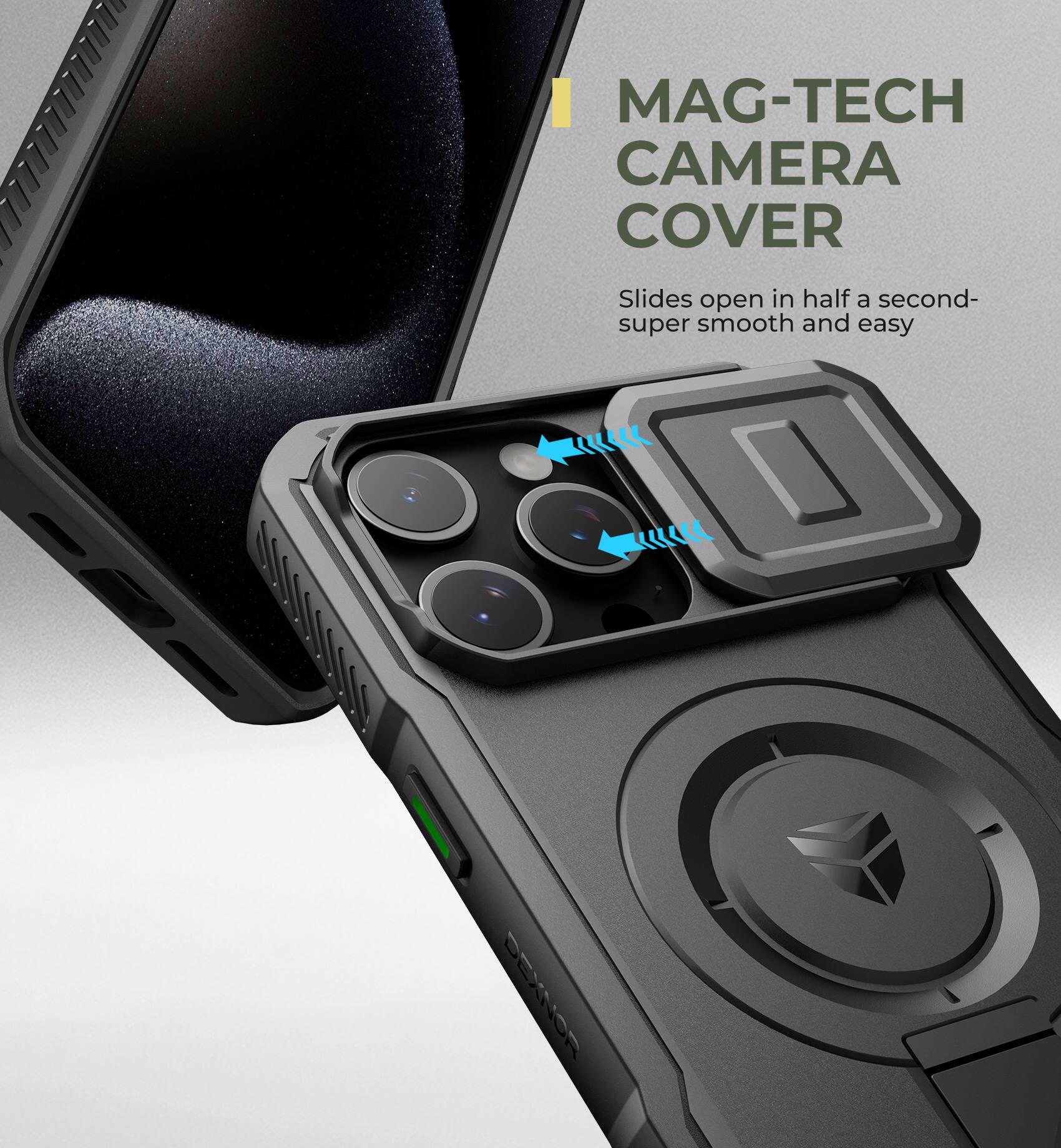MAG-TECH CAMERA COVER  
Slides open in half a second- super smooth and easy  
S00011S DEXNCR