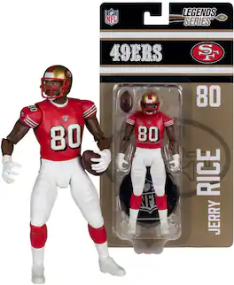 McFarlane Toys - Jerry Rice - McFarlane's SportsPicks - Legends Series: NFL - Jerry Rice (San Francisco 49ers) 6" - COLLECTIBLES - Multicolor