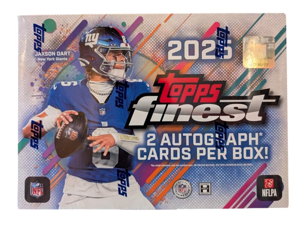 2025 Topps Finest Football Hobby Box price history on PriceWatchPro