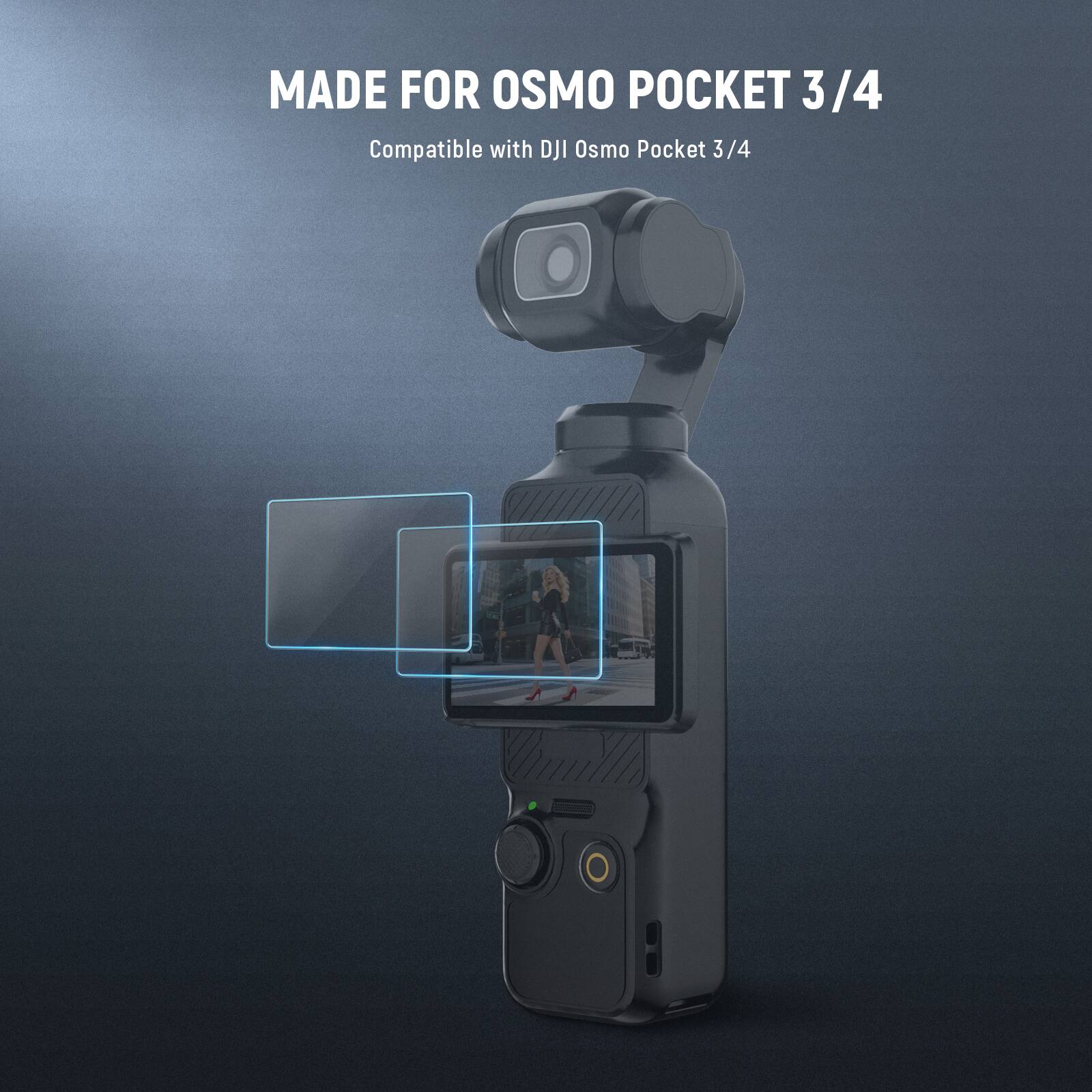 MADE FOR OSMO POCKET 3/4  
Compatible with DJI Osmo Pocket 3/4