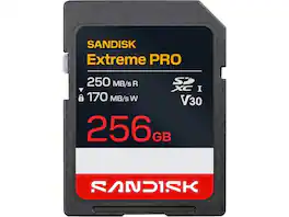SANDISK - 256GB Extreme PRO SD UHS-I Card