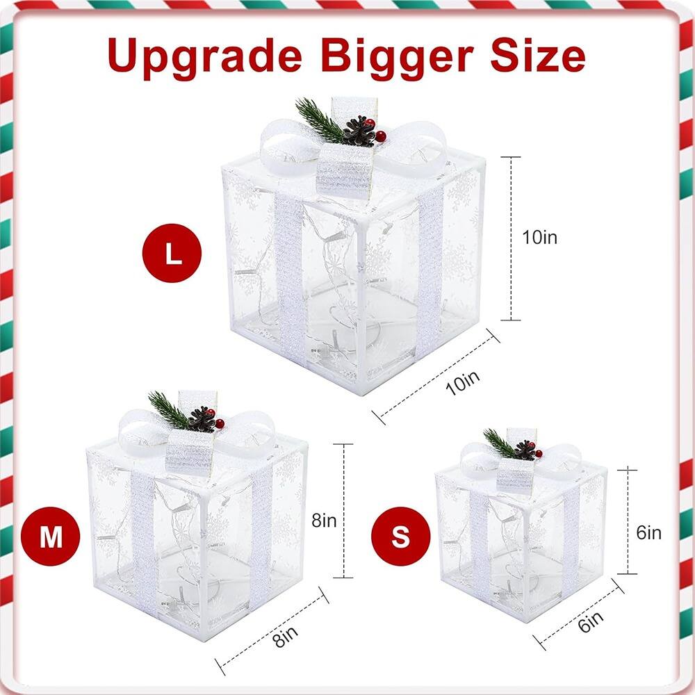 Upgrade Bigger Size

L 10in x 10in  
M 8in x 8in  
S 6in x 6in