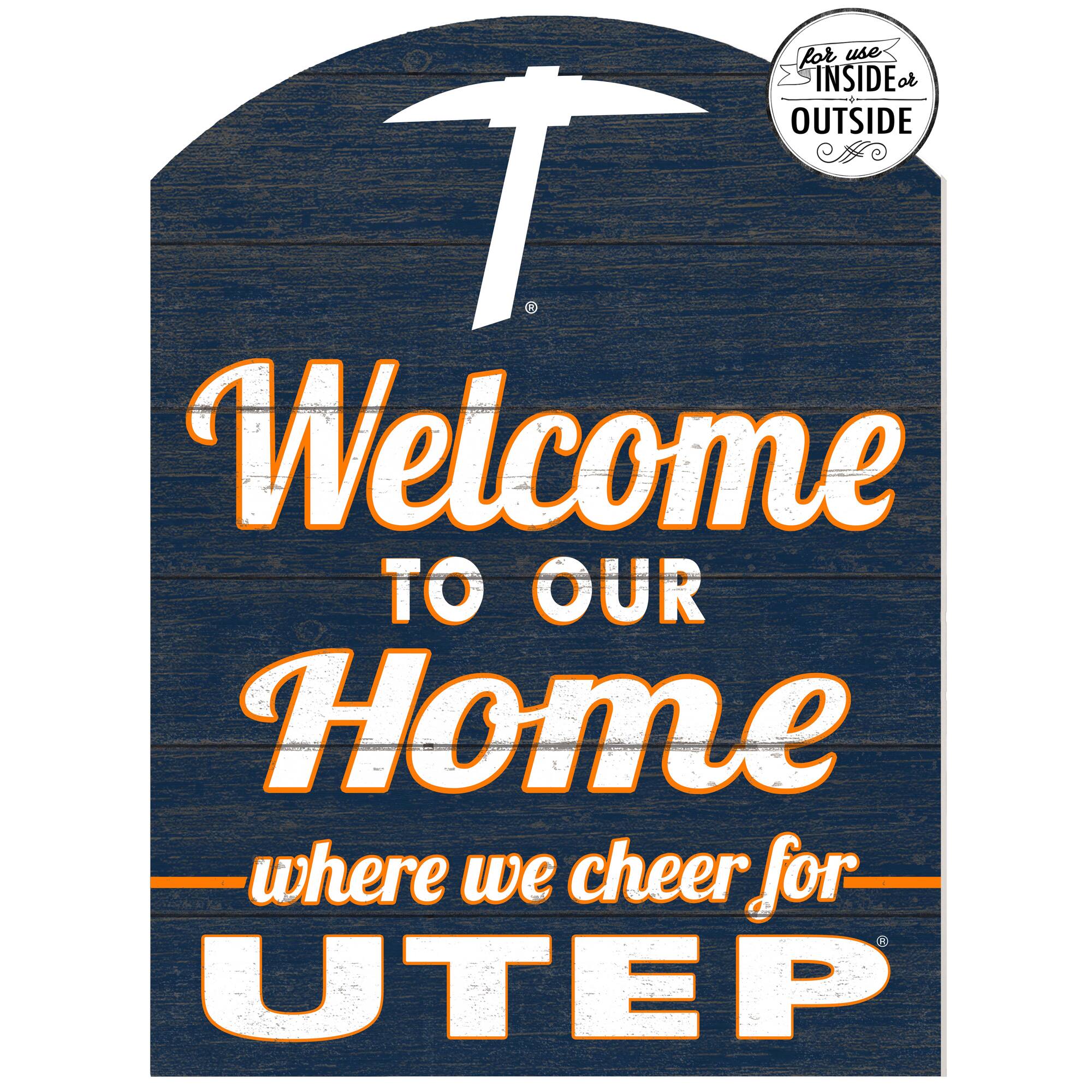 UTEP Miners 16'' x 22'' Indoor/Outdoor Marquee Sign