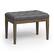 Front. Simpli Home - Waverly Small Tufted Ottoman Bench - Stone Grey.