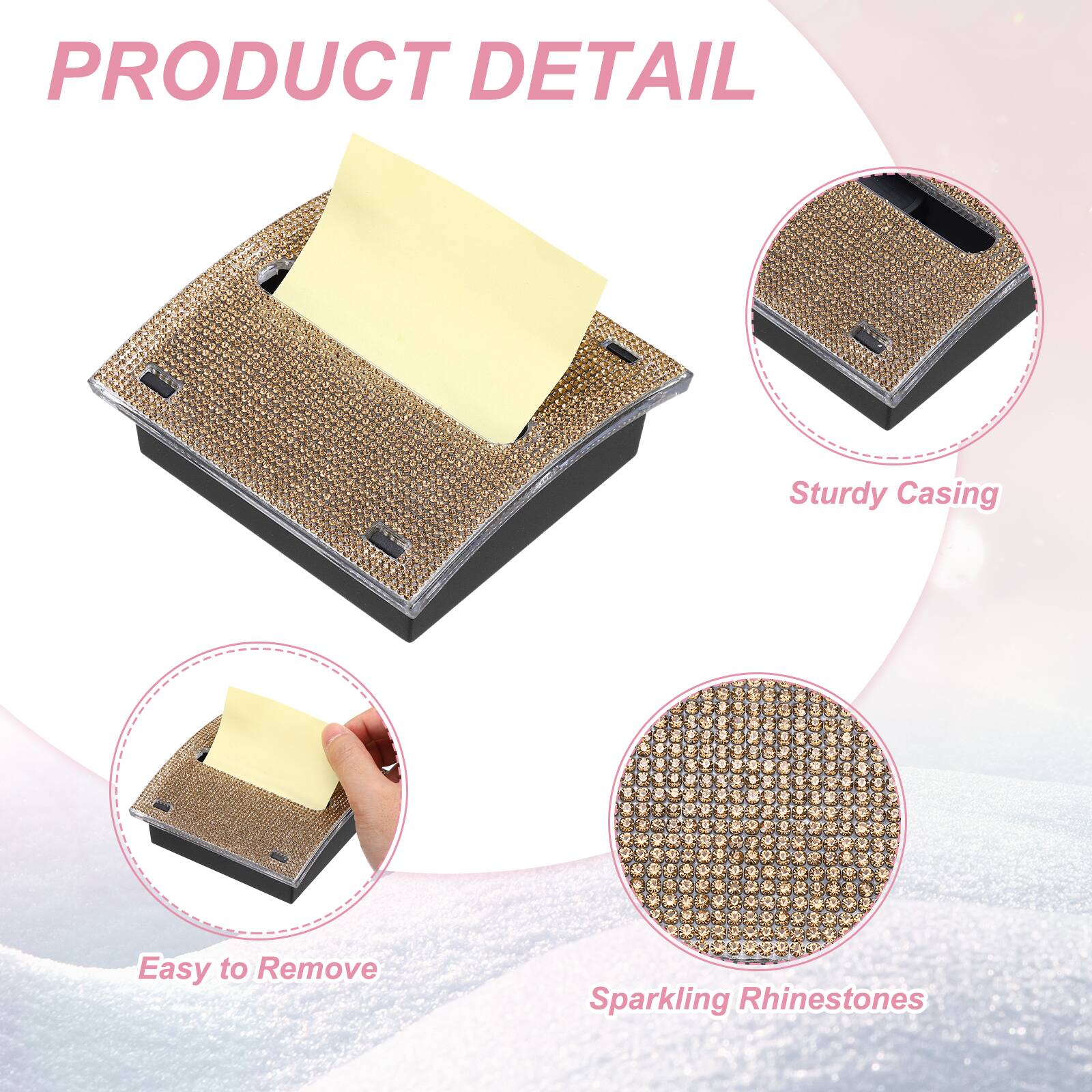 PRODUCT DETAIL

- Sturdy Casing
- Easy to Remove
- Sparkling Rhinestones