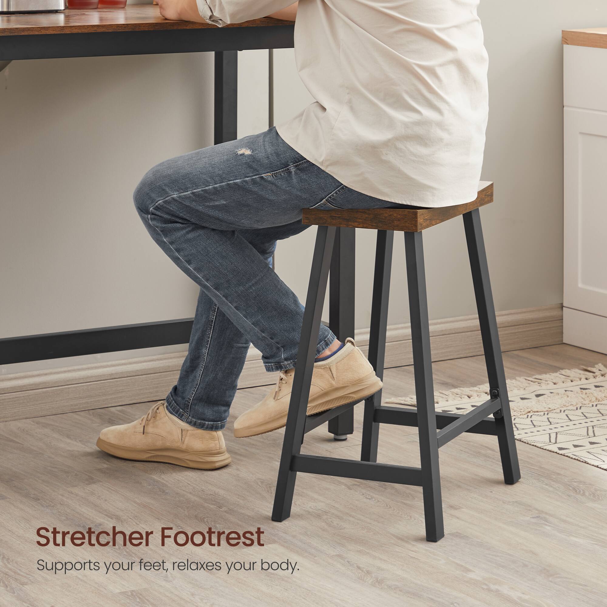 Stretcher Footrest  
Supports your feet, relaxes your body.