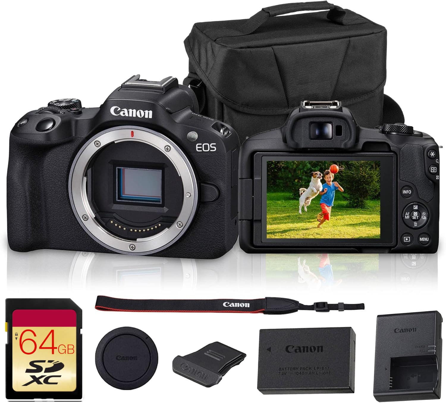 Canon - EOS R50 Mirrorless Camera 24.2MP APS-C 4K Creator Bundle price history on PriceWatchPro