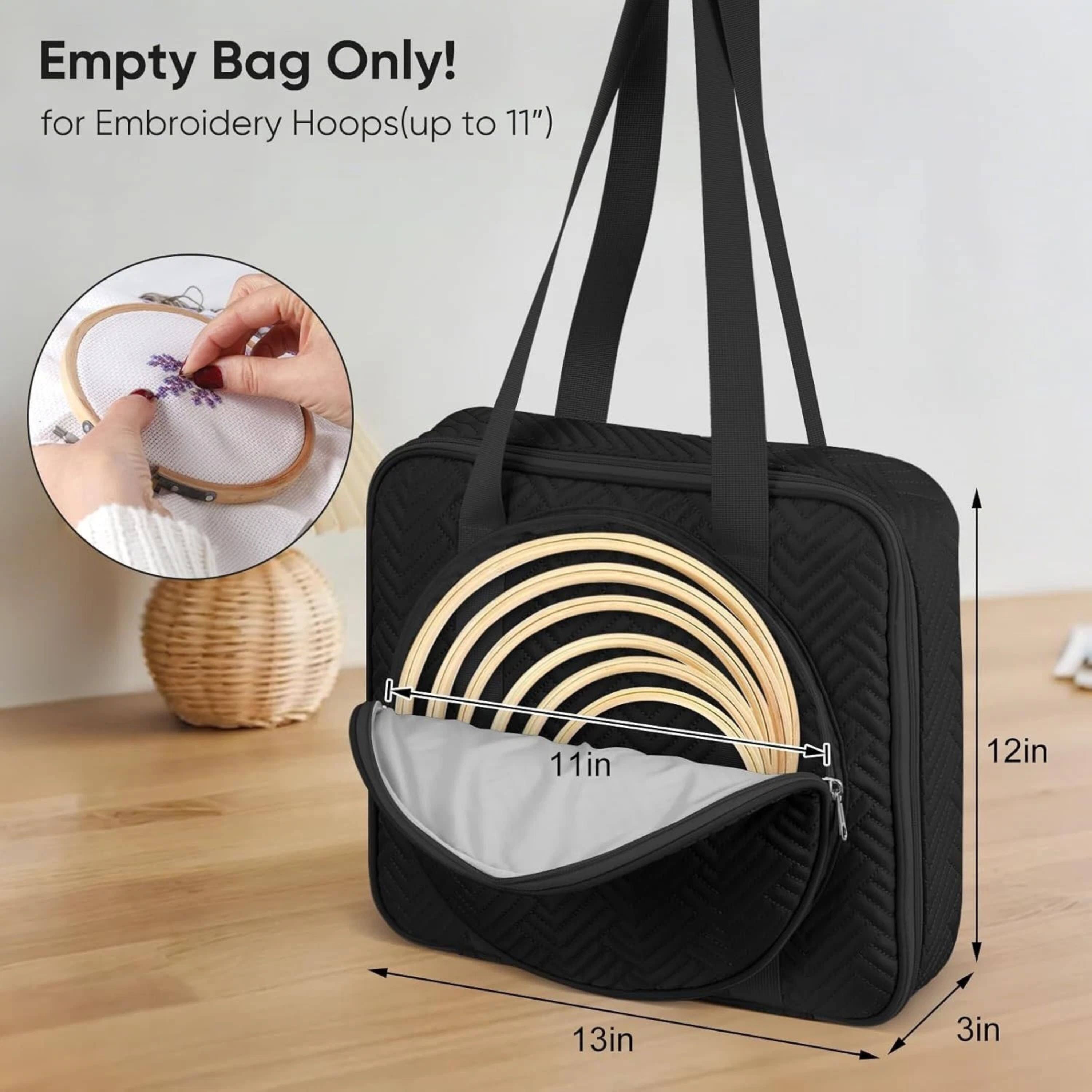 Empty Bag Only!  
for Embroidery Hoops (up to 11")  
11in 12in 13in 3in