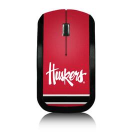 Keyscaper - Nebraska Huskers Wireless USB Computer Mouse - Wireless - Multicolor