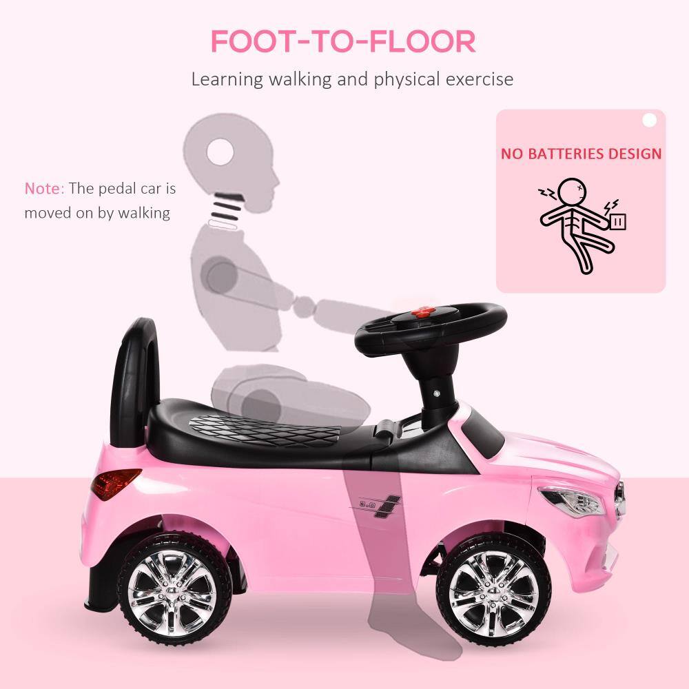 FOOT-TO-FLOOR  
Learning walking and physical exercise  

NO BATTERIES DESIGN  

Note: The pedal car is moved on by walking