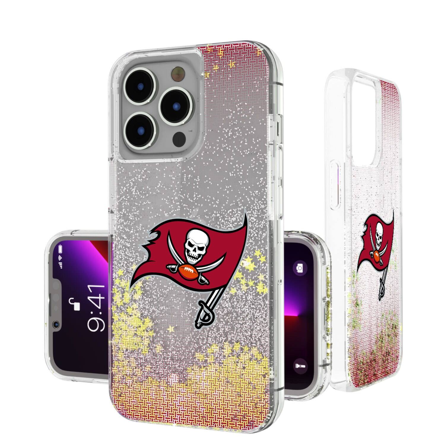 Keyscaper - NFL - Tampa Bay Buccaneers Linen Logo iPhone Glitter Case - 16 Pro Max - Multicolor price history on PriceWatchPro