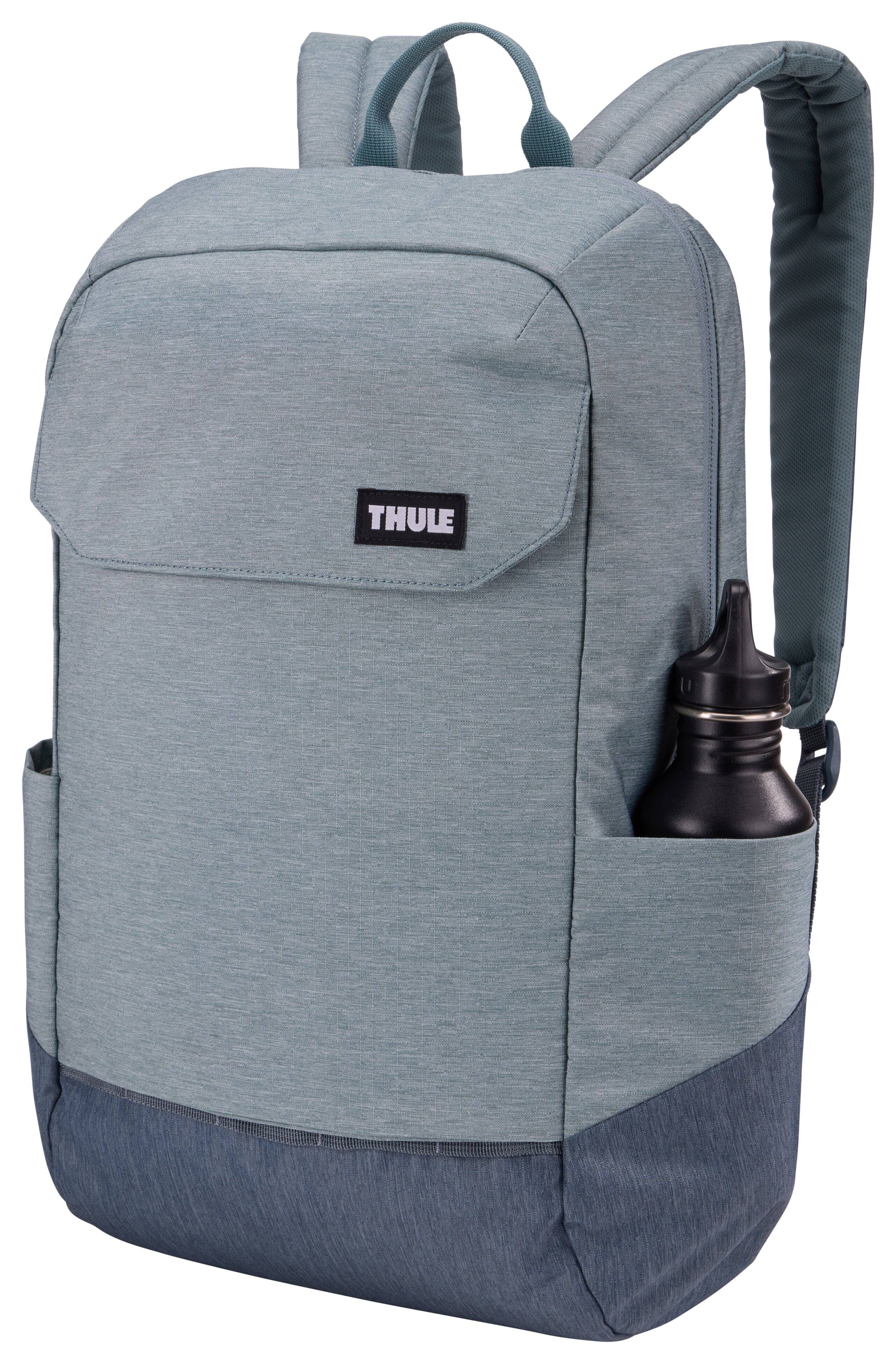 Angle. Thule - Lithos Backpack 20L - POND GRAY/DARK SLATE.