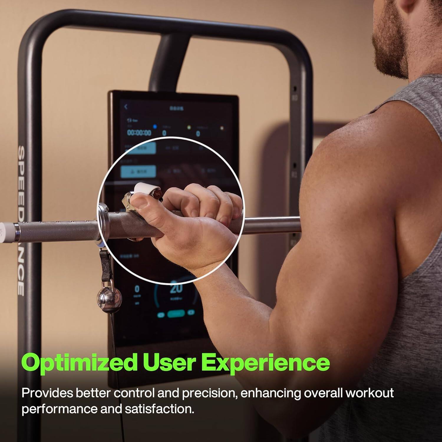 Optimized User Experience  
Provides better control and precision, enhancing overall workout performance and satisfaction.