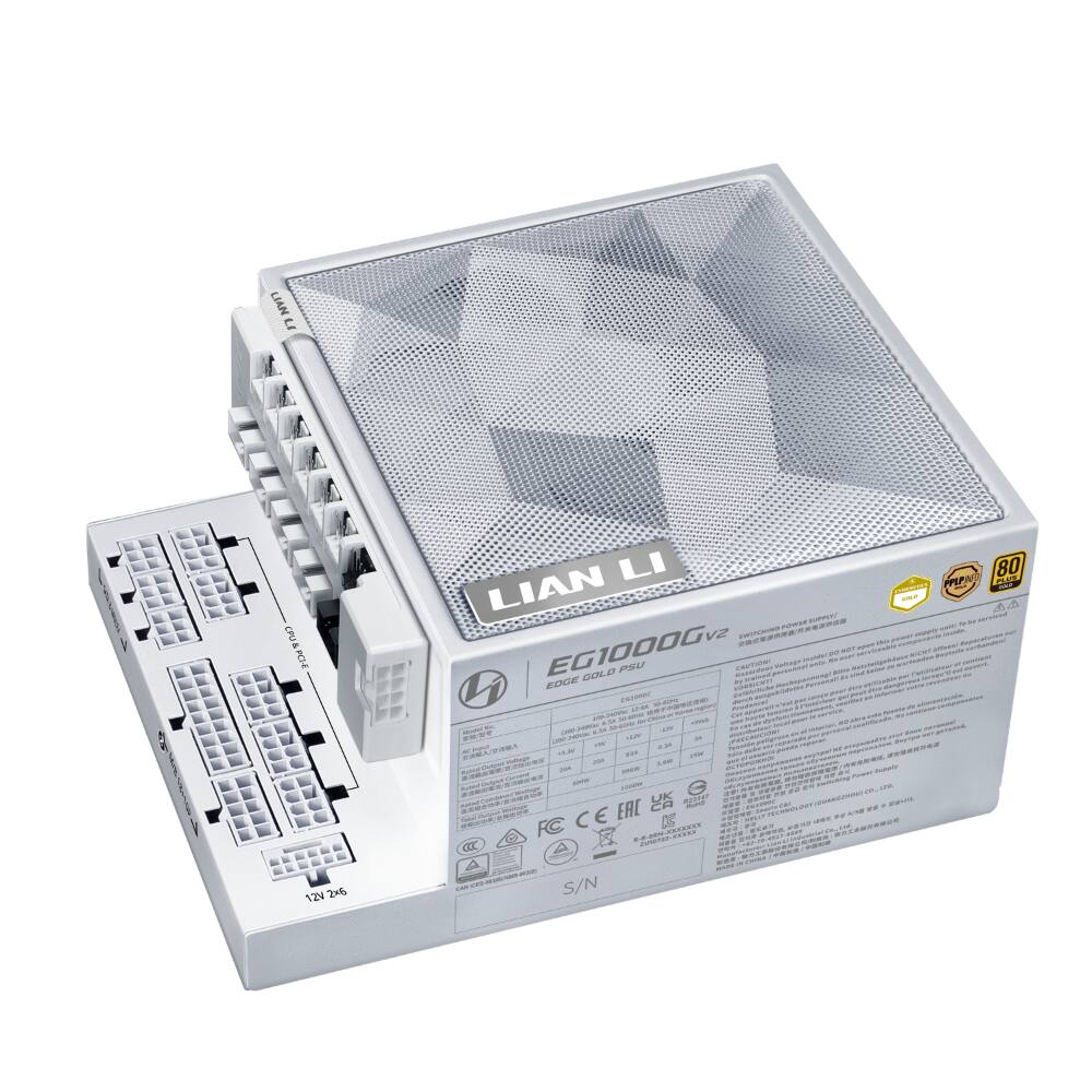 LIAN LI  
CPU F PCUE  
LI LIAN POWDE SWITCHING EG1000Gv2 EDGE GOLD PSU  
7999393 23-84 20-00-00 car  
www.netion (2-24502) com uver - EX.RU  
Nit JCH HAS mor GRSCHON .... #22147 RURS EAC  
wome CCC  
80 PLUS PPLPAFE A  
12V 2x6  
S/N