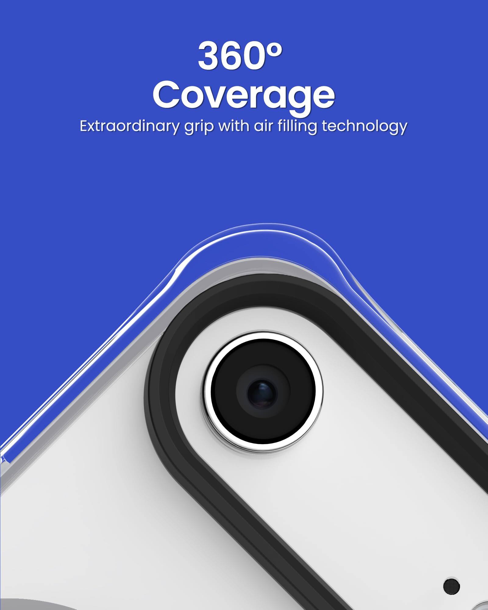 360° Coverage  
Extraordinary grip with air filling technology