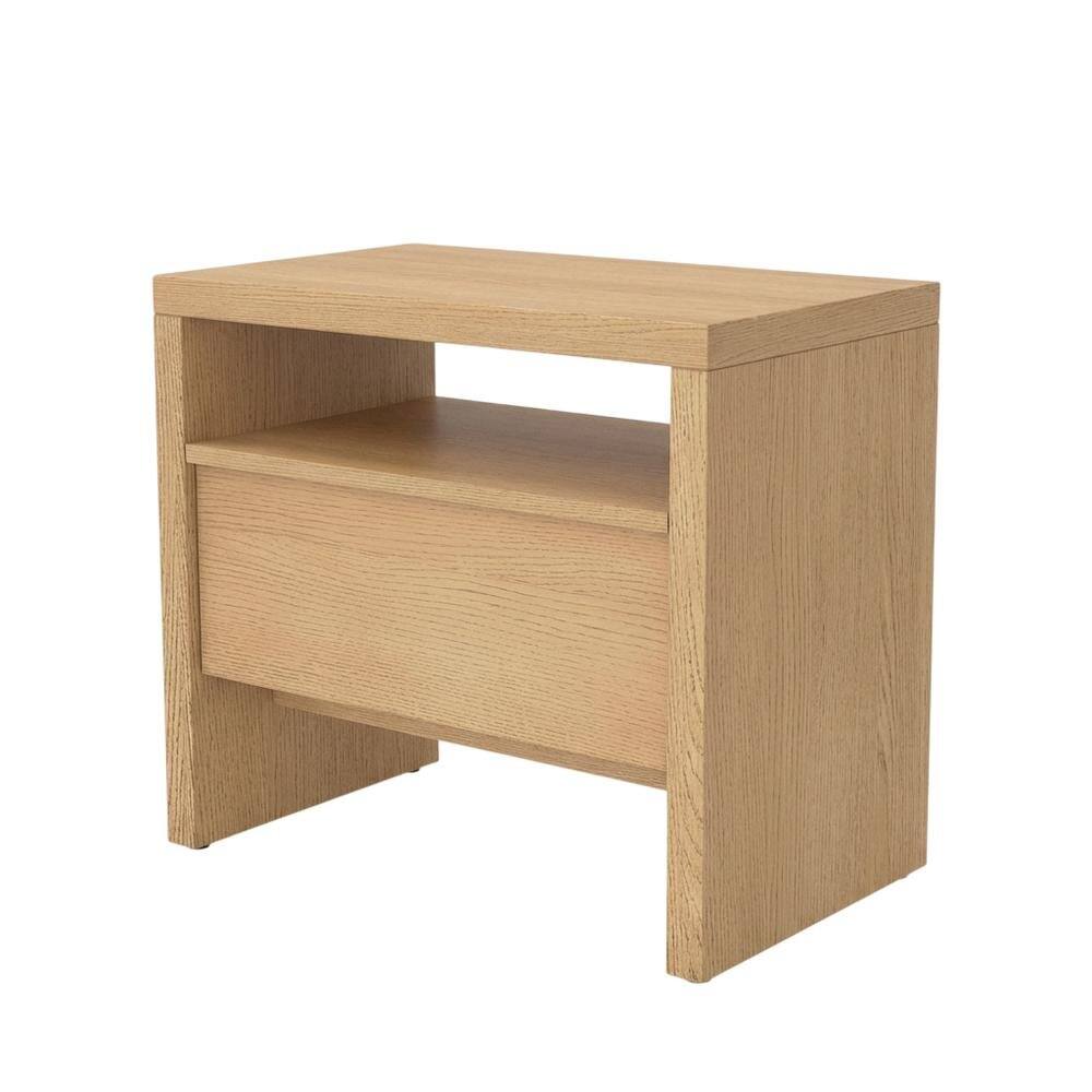 Back. Starlight Canyon Home - Contemporary Nightstand in Natural Finish with Mahogany and Oak Veneer - Natural.
