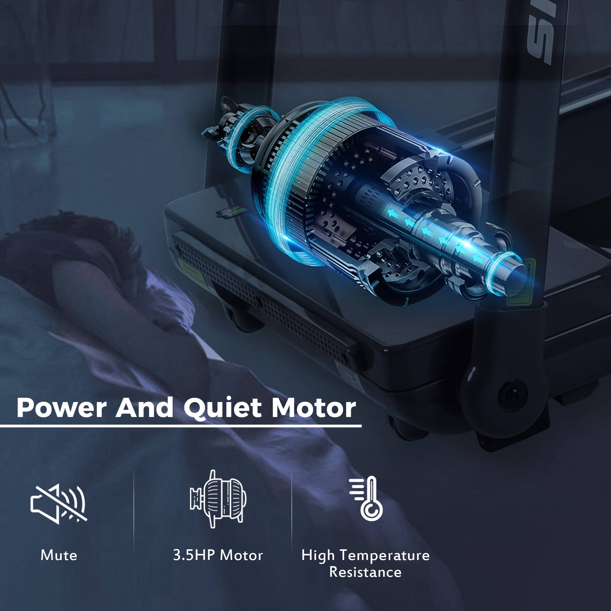 Power And Quiet Motor

- Mute
- 3.5HP Motor
- High Temperature Resistance