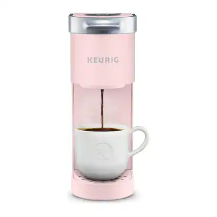 Front. Keurig - Keurig K-Mini Single Serve K-Cup Pod Coffee Maker (Dusty Rose) - Dust Rose.