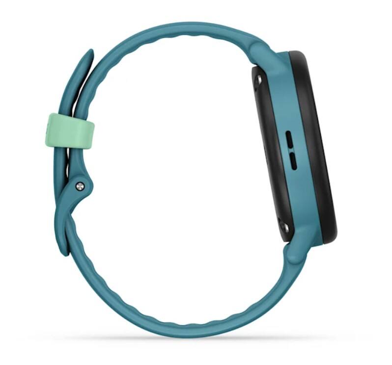 Alt View 5. Garmin - Garmin Bounce 2, Kids Smartwatch, Turquoise, USB (USA) ADAPTERS - Not Applicable.