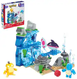 Mega Bloks - Pokemon: Aquatic Adventure, 319 Piece Building Toy Set - Collectibles - Multicolor