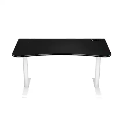 Front. Arozzi - Arena Gaming Desk - Medium - White.