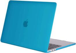 mosiso - Hard Shell Case for 13-inch MacBook Pro 2016-2026 A2338 A2289 A2251 A2159 A1989 A1706 A1708 - Aqua Blue