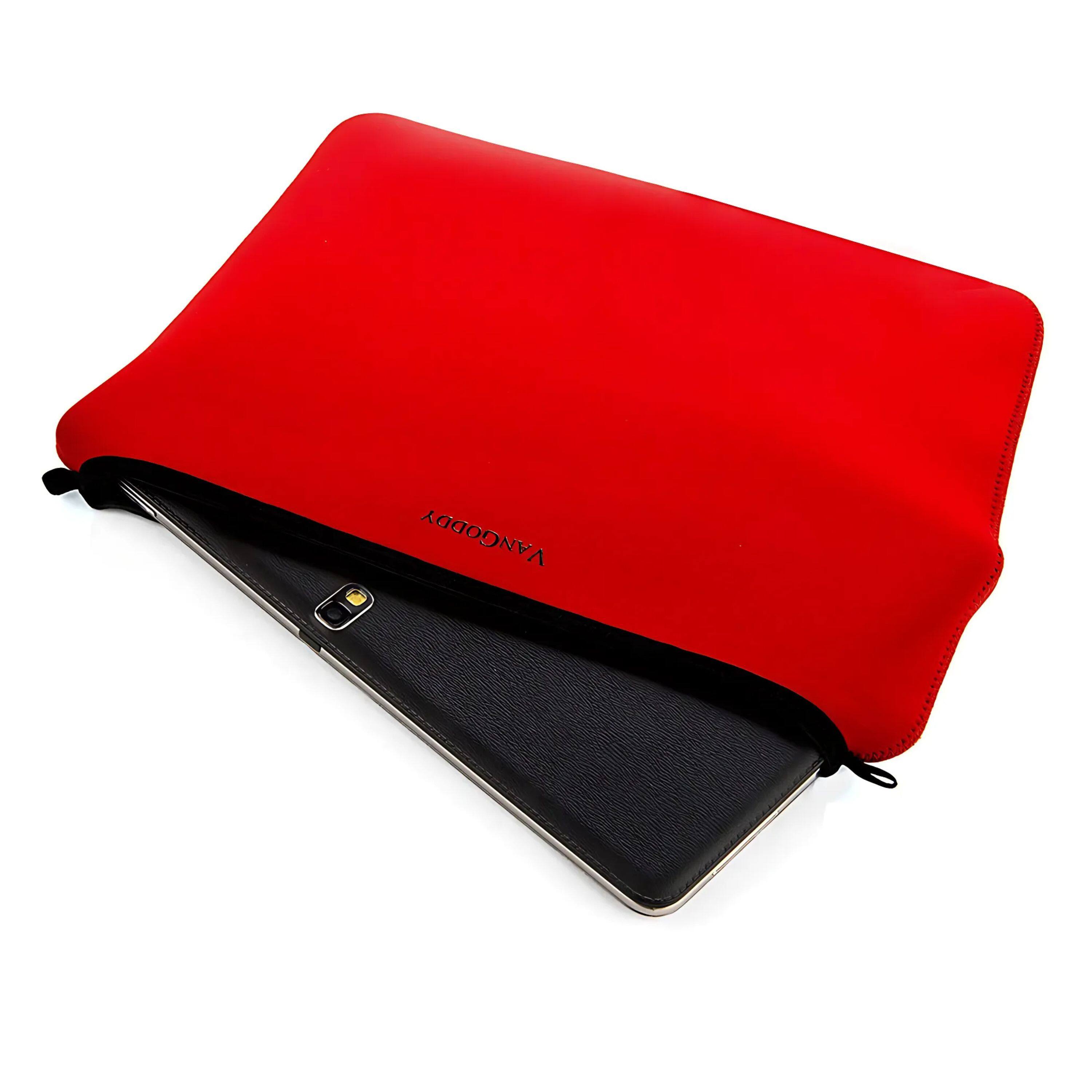 Angle. Kitcheniva - Neoprene Sleeve Case Cover Carry Bag For 13" Laptop Red - Red.