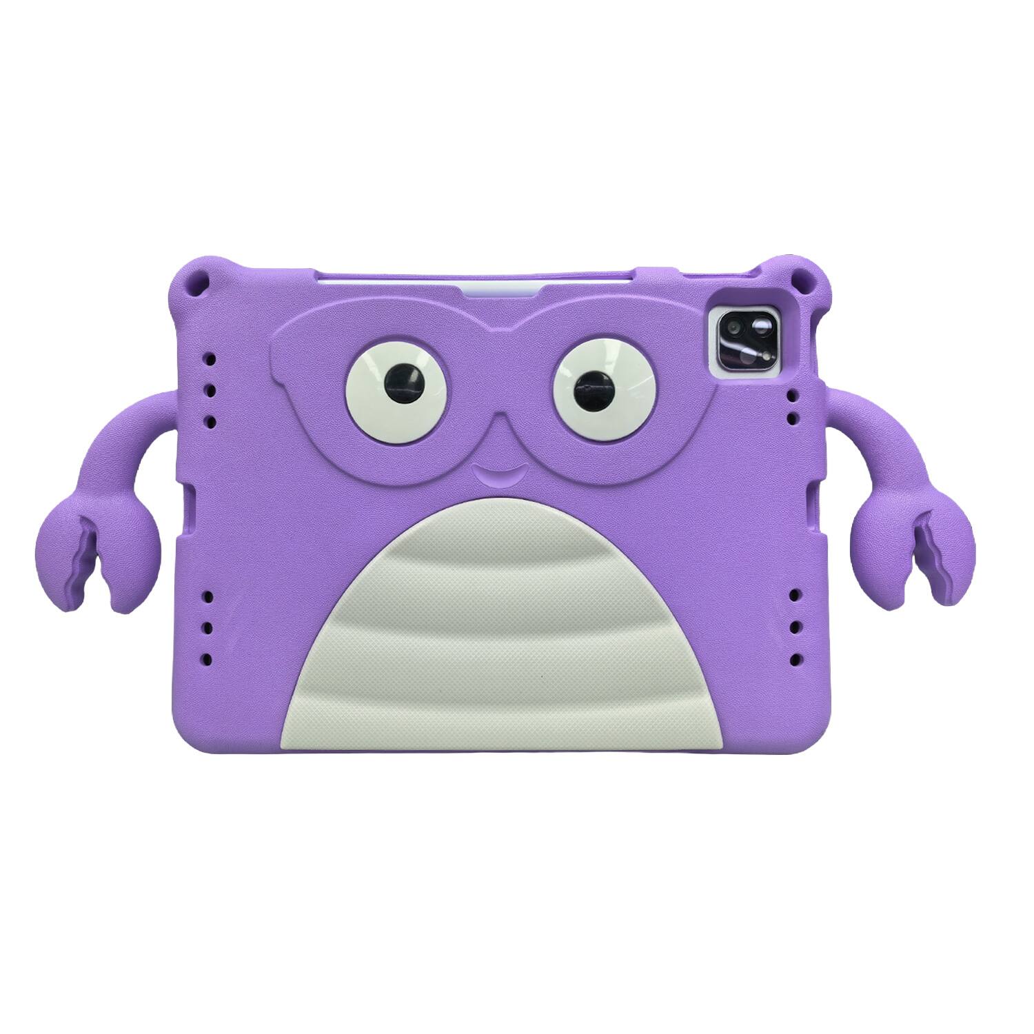 Alt View 1. Dteck - Shockproof Cartoon Case for Apple iPad (10th Generation) 10.9" 2022, Soft TPU Protective Cover with Integrated Stand - Lightpurple.