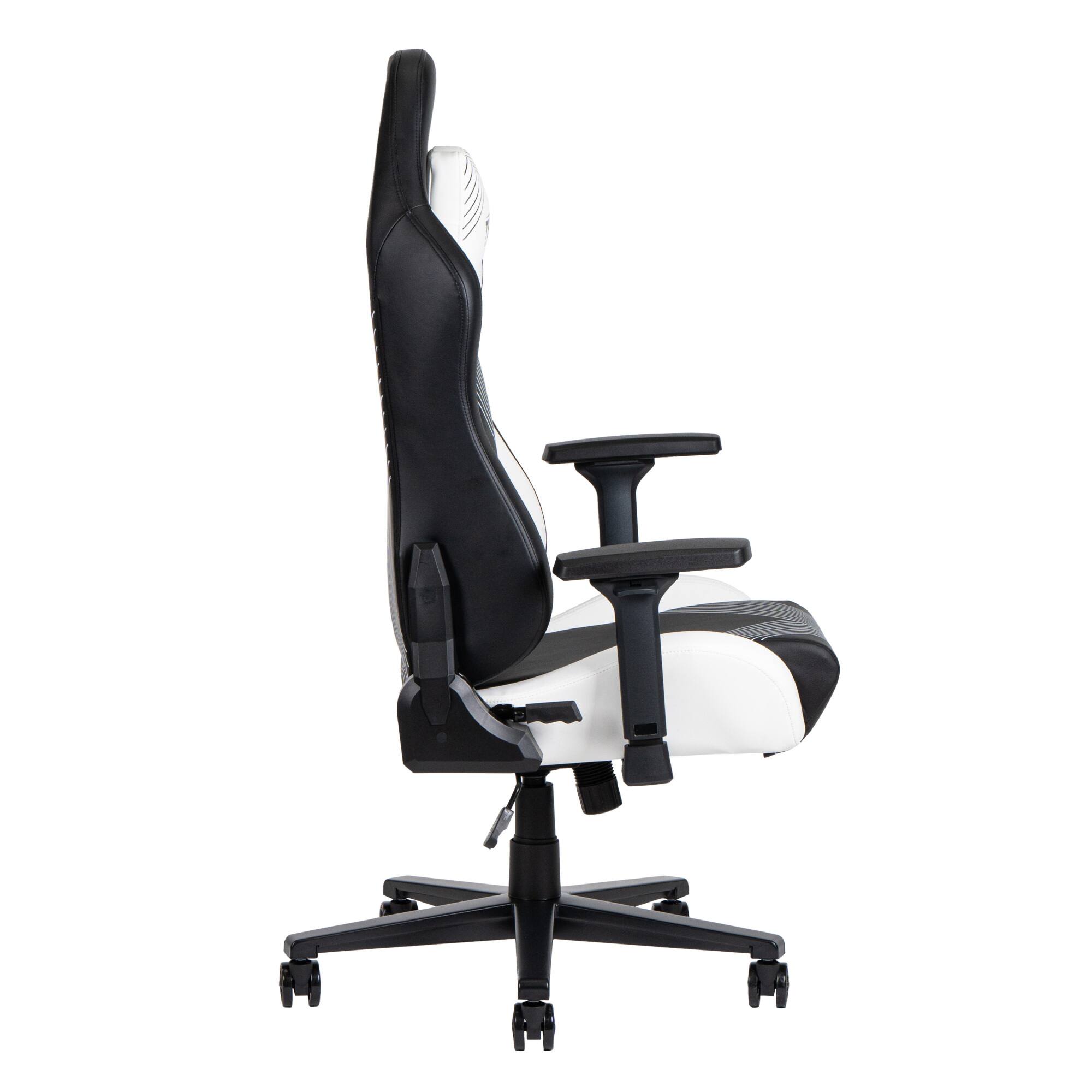 Alt View 4. GOODSILO - Premium Gaming Chair with Memory Foam Seat and Adjustable Armrests for Ultimate Comfort - Black.
