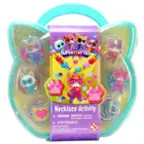 Super Kitties includes 5 charms, 150 beads, and 5 necklaces. Necklace Activity Warning: Choking Hazard - Small parts. Not for children under 3 years. Avertissement: Risque de suffocation - Contient de petits objets. N'est pas recommandé pour les enfants de moins de 3 ans.