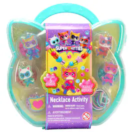 Tara Toys - Super Kitties - Necklace Activity Set, 161pc Jewelry Craft Kit