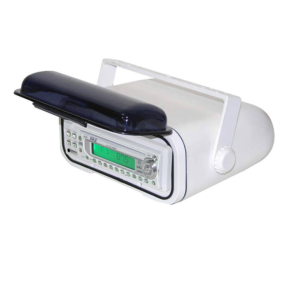 Back. PYLE - Pyle Durable Universal Marine Stereo Cover - - Black.