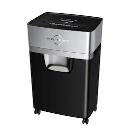 Bonsen - 16-Sheet Heavy Duty Cross-Cut Paper Shredder - 60-Minute Run - Jam-Proof System - 5-Gallon Bin - Home & Office - Black