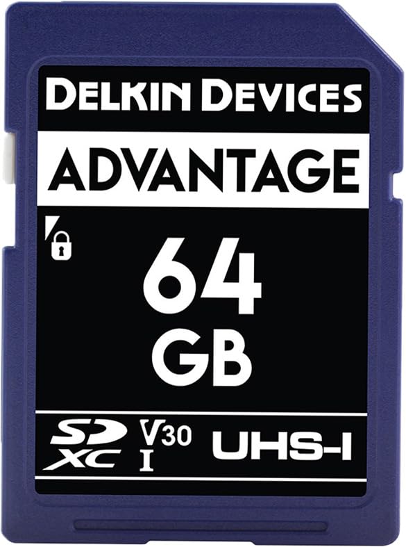 DELKIN DEVICES ADVANTAGE 64 GB SD V30 XC UHS-I