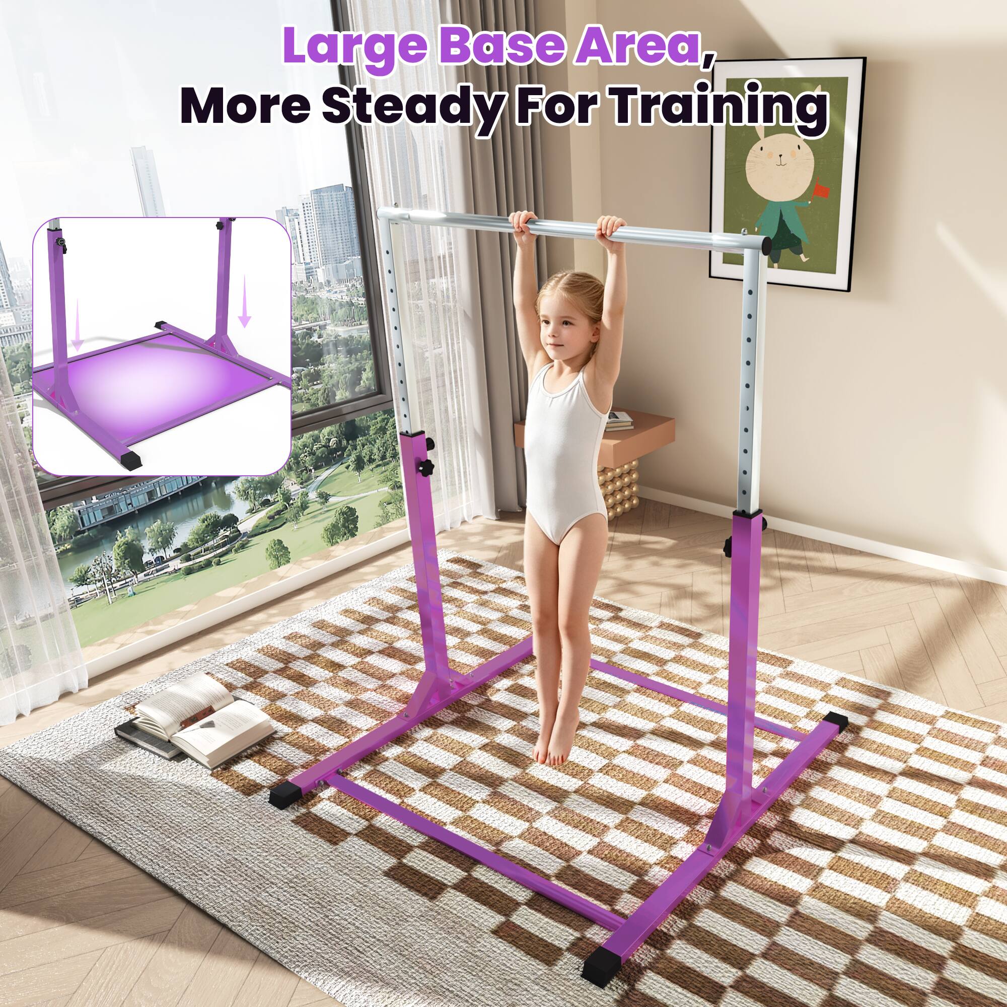 Large Base Area, More Steady For Training