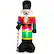 Front. Costway - 8FT Inflatable Nutcracker Soldier w/ 2 Built-in LED Lights, Sandbags & Air Blower - Multicolor.