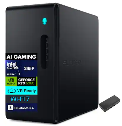 AI GAMING
intel CORE 265F
ULTRA 7
GEFORCE RTX 5060
VR Ready
Wi-Fi 7
Bluetooth 5.4