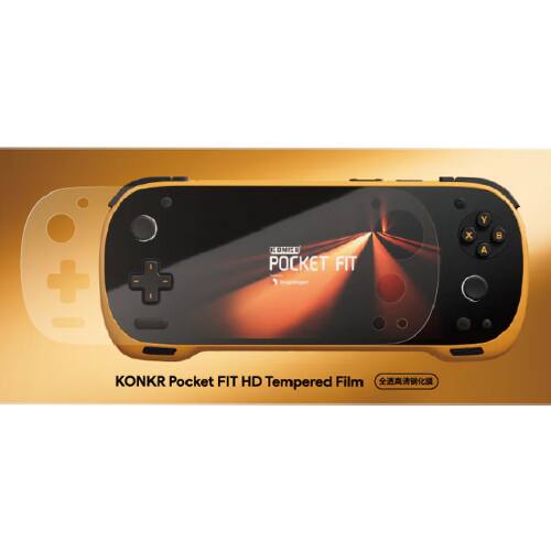 KONKR - Pocket FIT HD Tempered Glass Screen Protector - Clear