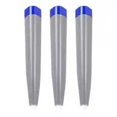 Front. Unique Bargains - 3pcs Touch Infrared Screen Pen Whiteboard Optical Stylus Pens for Education Electronic Whiteboard Presentations - Grey & Blue.