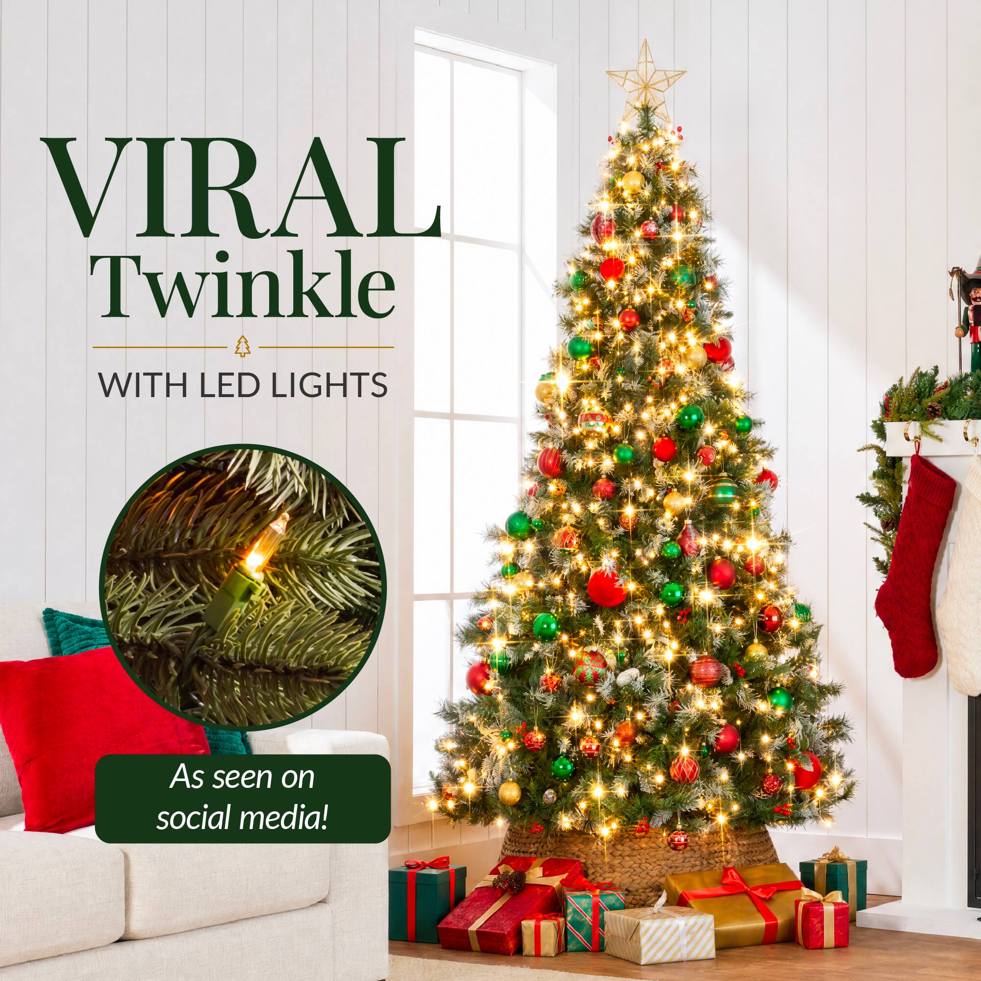 VIRAL Twinkle  
WITH LED LIGHTS  
As seen on social media!