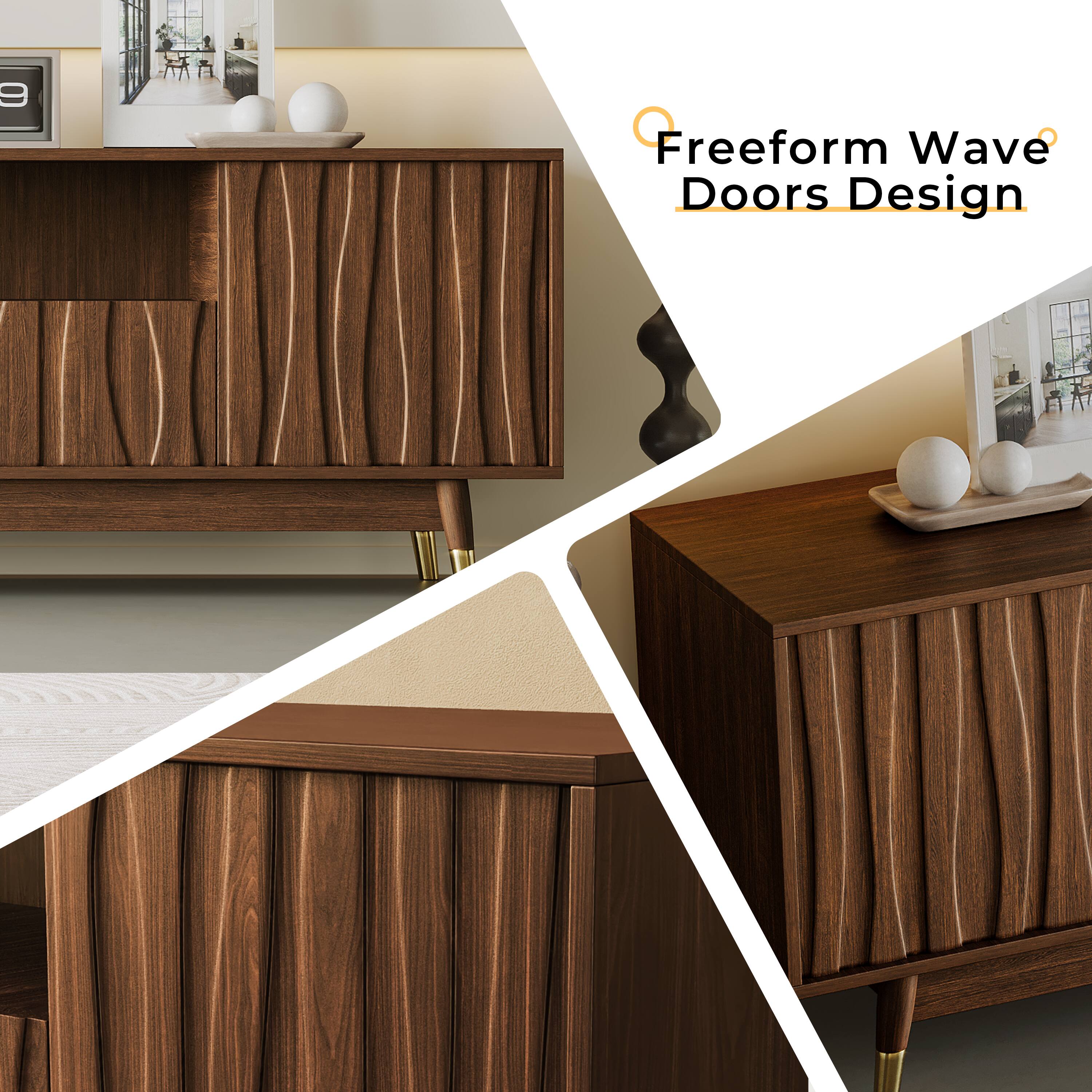 Freeform Wave Doors Design