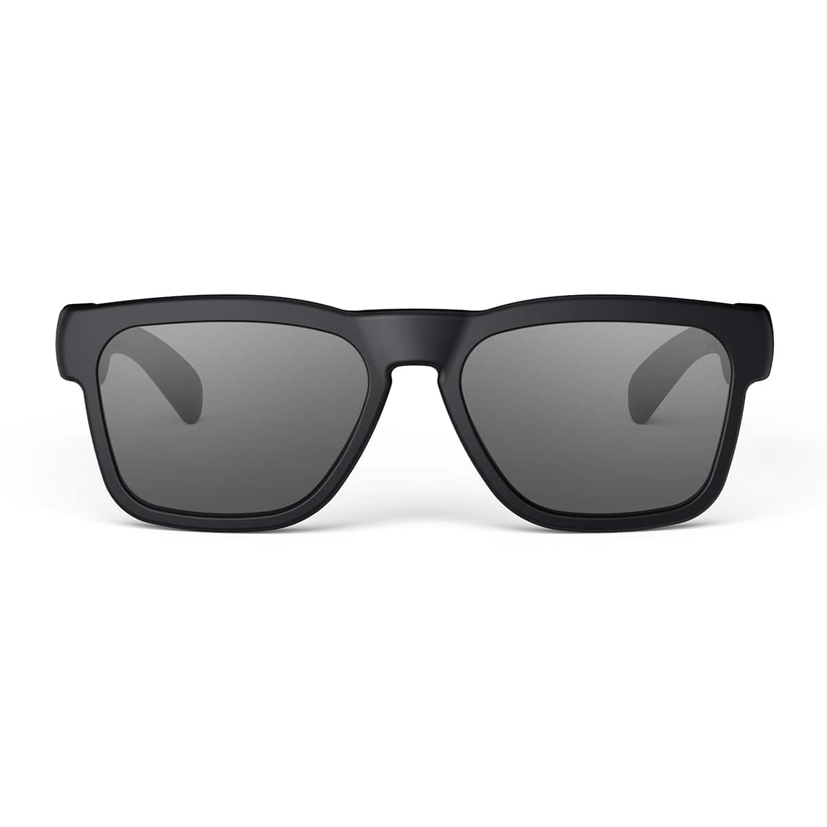 OhO sunshine - Smart Bluetooth Audio Sunglasses, Open-Ear Speakers, AI APP, 10-Hour Battery, UV400 Polarized - Black