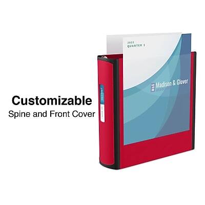 2022 QUARTER 1 Customizable Spine and Front Cover Madison & Glover M&G

Customizable Spine and Front Cover