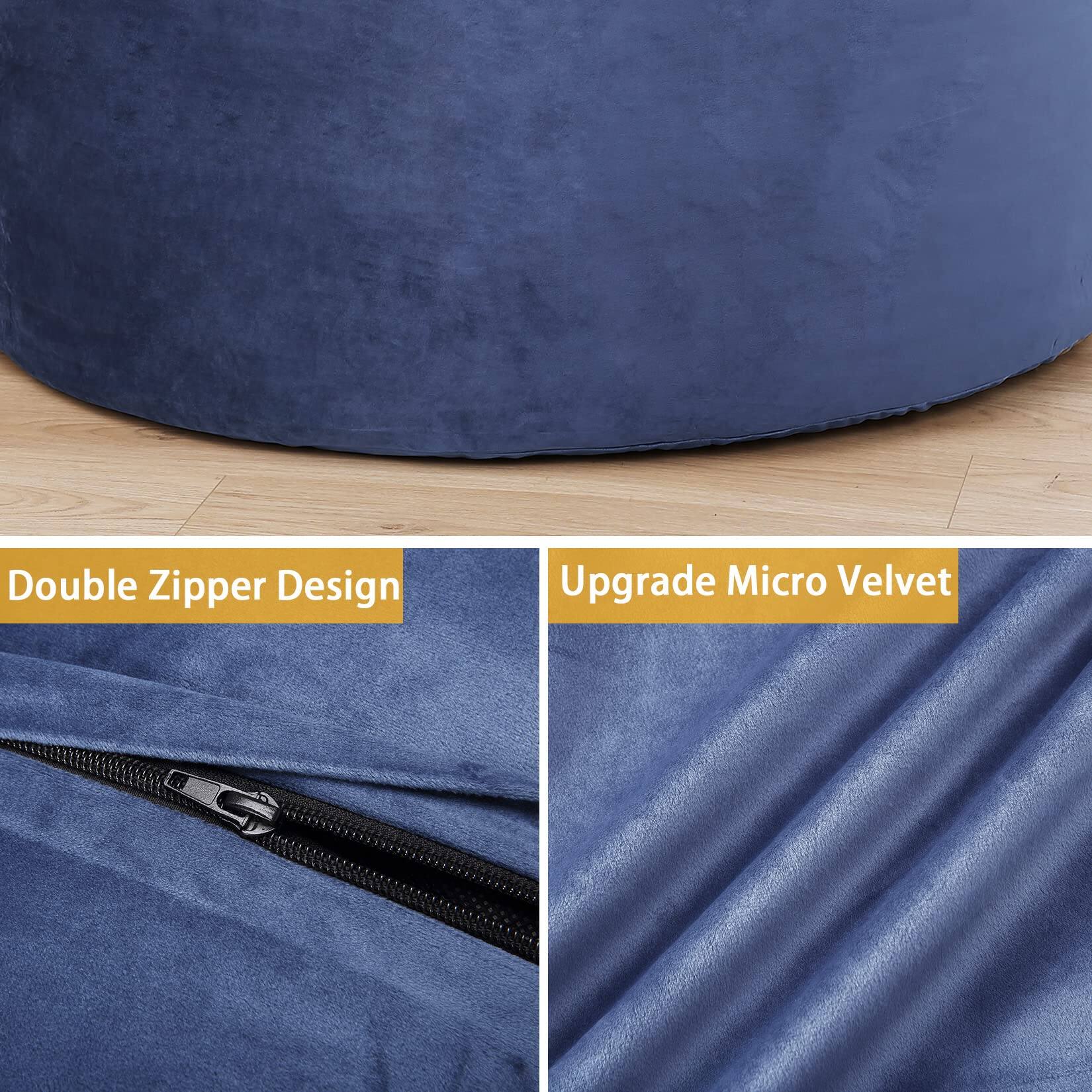 Double Zipper Design  
Upgrade Micro Velvet
